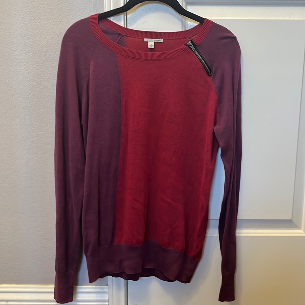 Color block sweater